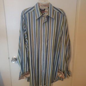 Robert Graham Keep Smiling Shirt XLT